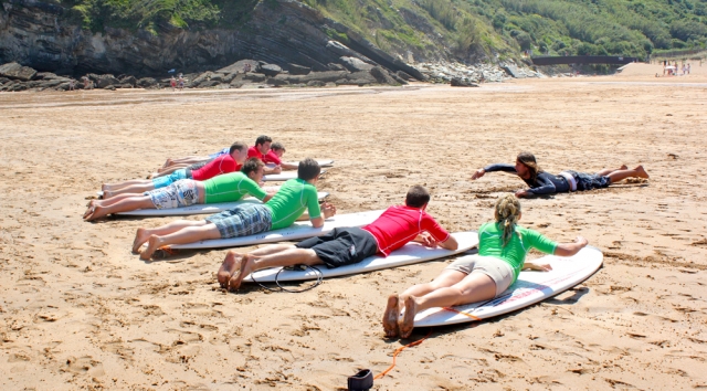 Clases de surf